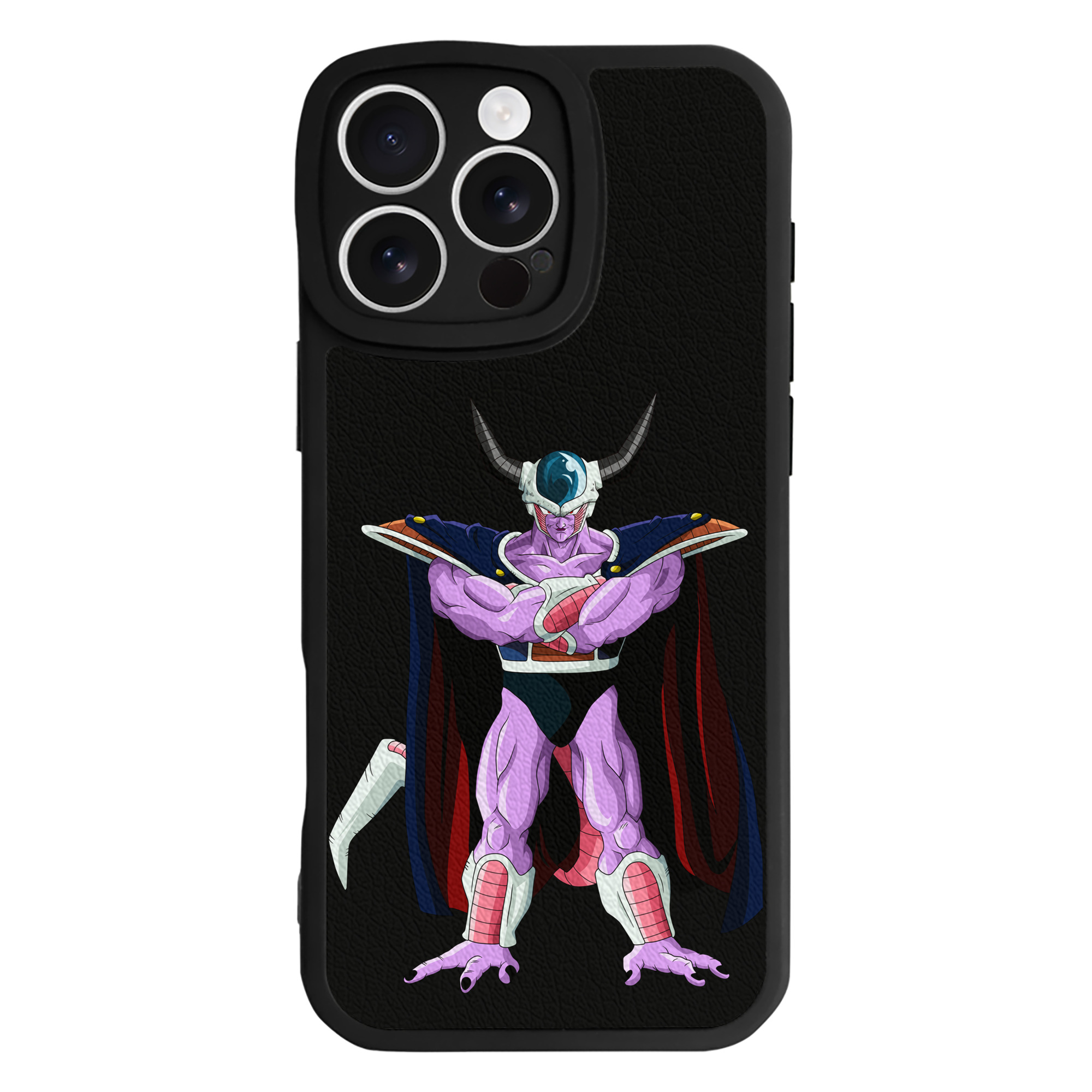 （画像用） ドラゴンボール コルド大王 DRAGON BALL King Cold 【iPhone 16シリーズ対応】シリコンスマホケース（レザー調） 材質：シリコン
